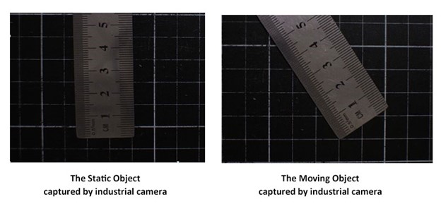 عکاسی با دوربین صنعتی در دوحالت از یک جسم(درحال حرکت- ساکن)